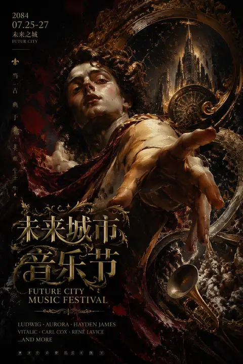 巴洛克风格视觉示例