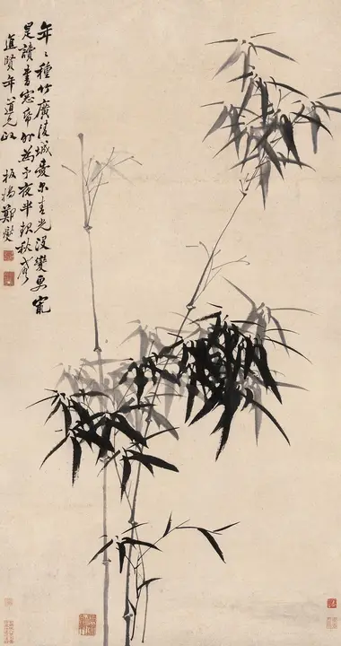 扬州八怪风格视觉示例
