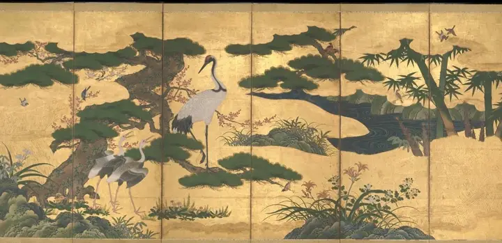 土佐派风格视觉示例
