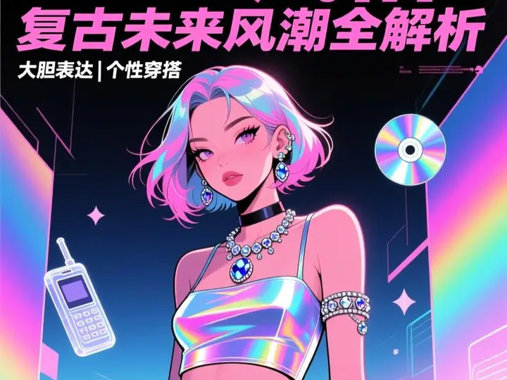 Y2K 未来复古风格视觉示例